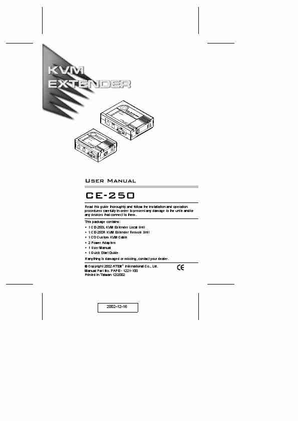 ATEN Technology Switch CE-250-page_pdf